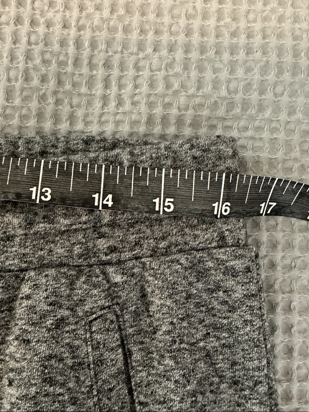 T by Talbots Gray Heather Knit Joggers with Drawstring size Medium - Picture 5 of 10